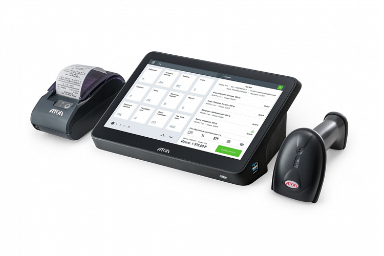 Доп. изображение №5  POS моноблок АТОЛ Optima  11,6  Intel Celeron J3455, 6 ГБ ОЗУ, 128 ГБ eMMC, без АКБ, без ОС  V6